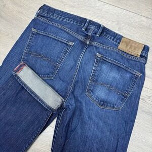 Lucky Brand White Oak Come Denim Selvedge Jeans Men's Sz 30x30 USA Dark Wash Blu